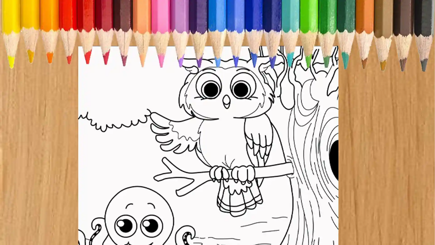Printable Woodland Animals Adult Coloring Pages